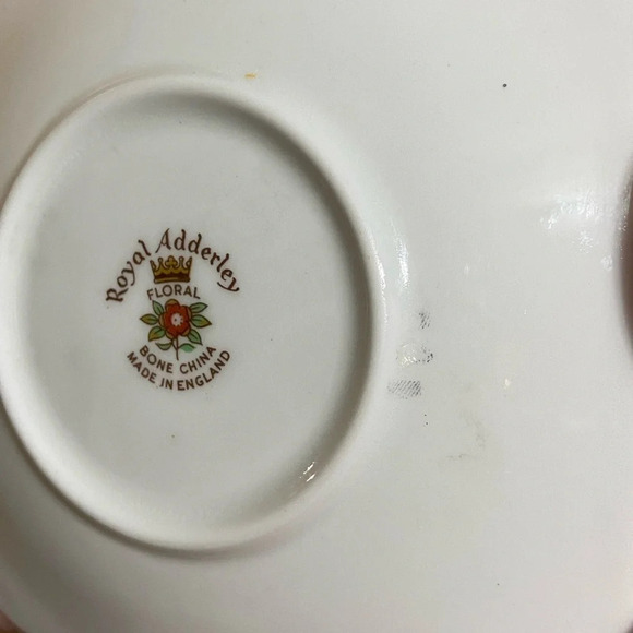 Royal Adderley Floral Bone China Small Fish Trout Trinket Dish - Picture 7 of 11